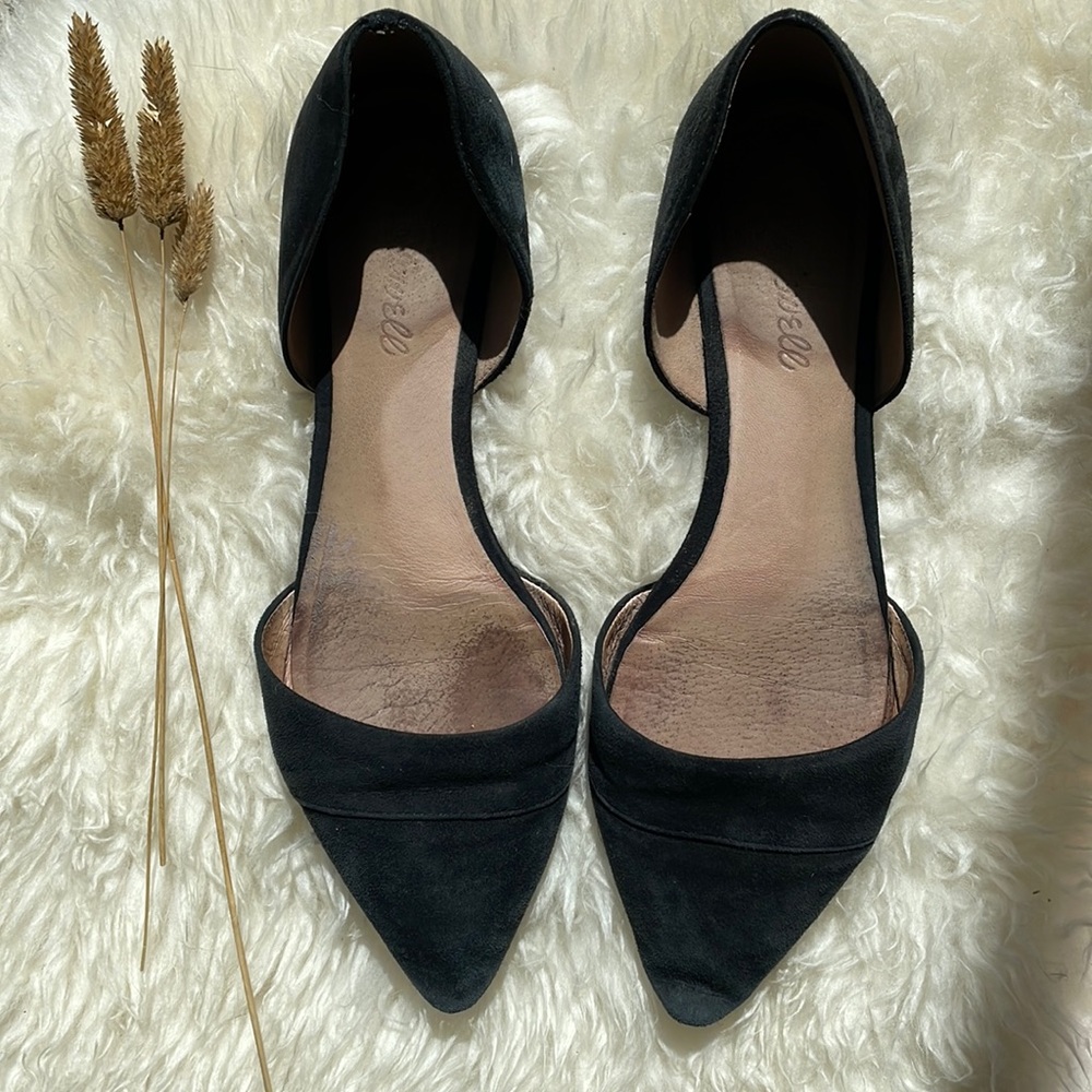 MADEWELL Suede D’Orsay Flat